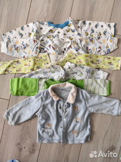 Детские вещи пакетом 62 68 74