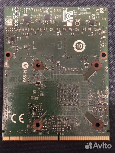 Видеокарта mxm