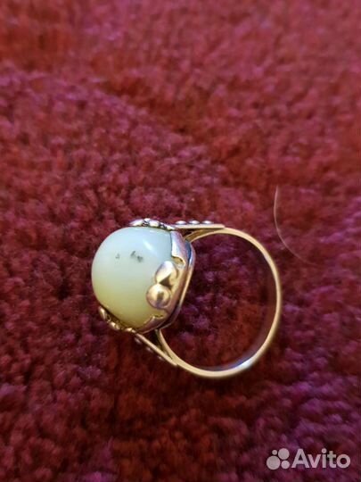 Серебряное кольцо с опалом