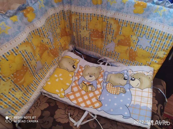 Бортики в детскую кроватку