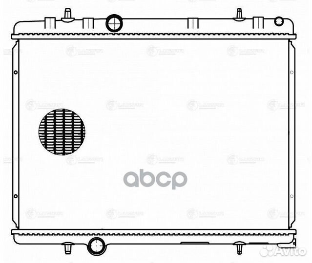 Радиатор охл. для а/м Peugeot 308 (07) /407