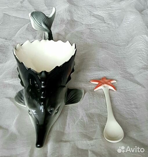 Икорница «Рыбка» с ложкой