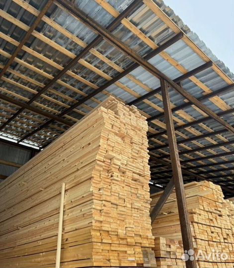 Доска обрезная 25х100х6000мм