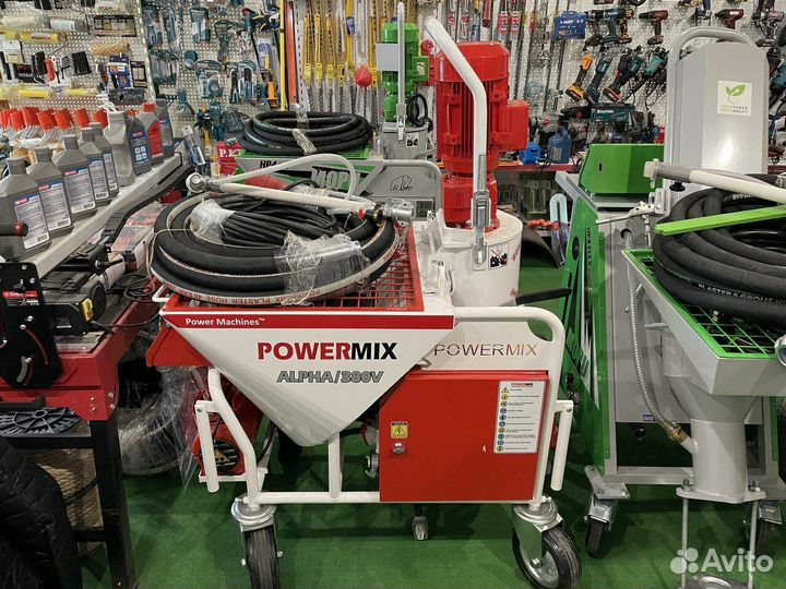 Штукатурная станция PowerMix 380 alfa