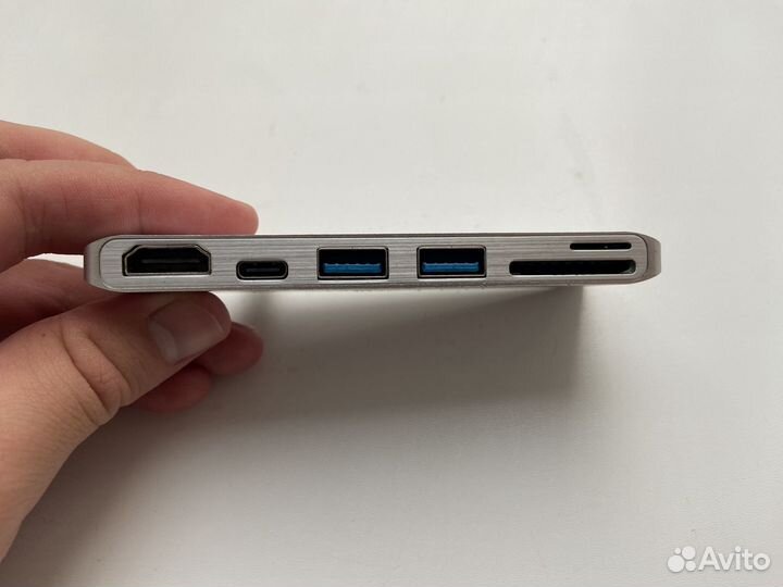 Переходник c type C на USB, hdmi, SD и Micro SD