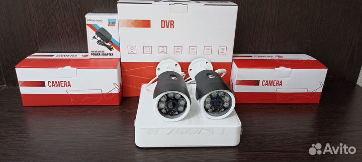 Комплект видеонаблюдения из 2 камер
