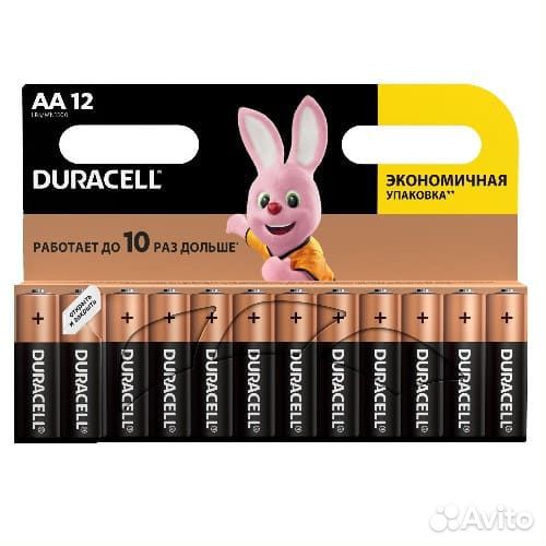 Батарея Duracell LR6(AA) в наборе 12 шт