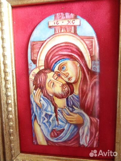 Панно Роспись по эмали Икона 