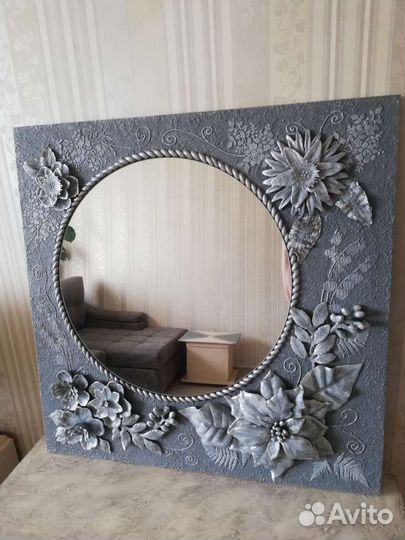 Интерьерное панно с зеркалом