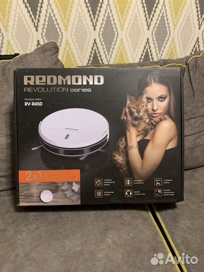 Робот пылесос redmond rv r450