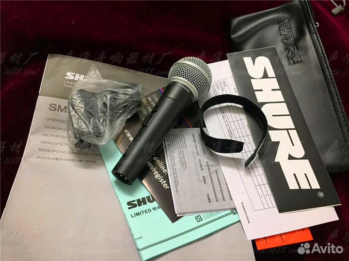 Shure SM 58. Популярный Вокальный Микрофон. Новый