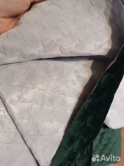 Ткань стеганый бархат утепленный