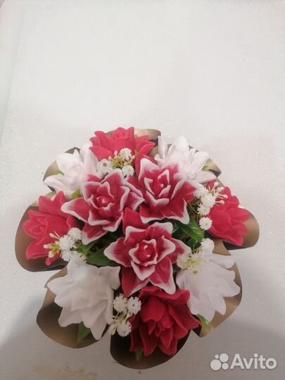 Букет цветов из мыла ручной работы