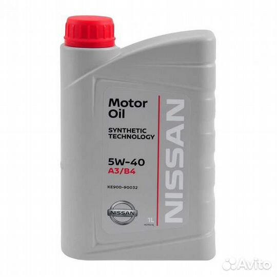 Масло моторное nissan 5W40 синтетика 1л