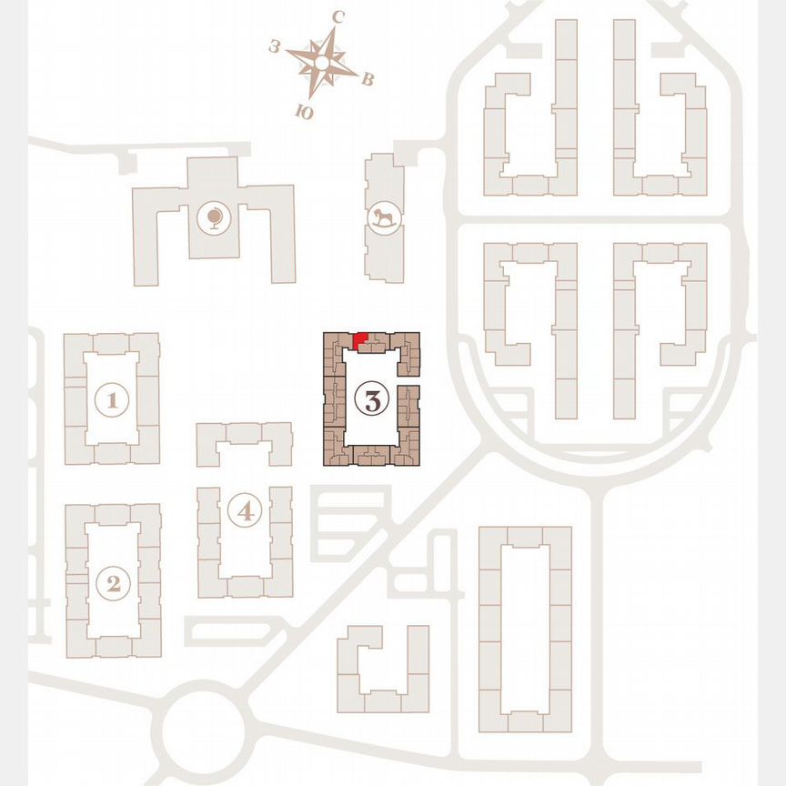 3-к. квартира, 75,4 м², 2/4 эт.