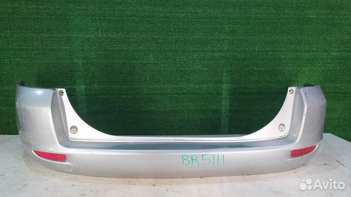 Бампер mazda Demio DY 02-05 задний серебро (072333