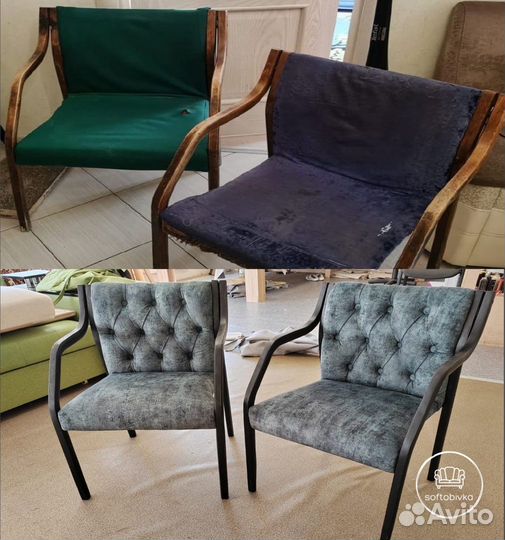 Перетяжка мебели