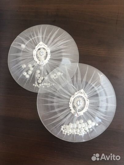 Свадебные тарелочки