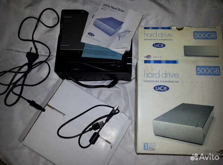 Внешний жёсткий диск жд LaCie 500GB Porsche