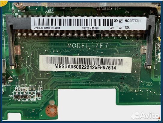 Материнская плата Acer Aspire One D270 ZE7, N2600