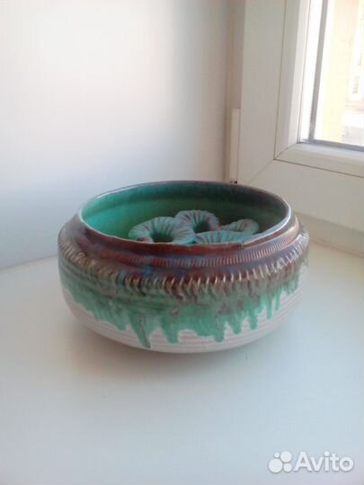 Кувшин, блюдо и ваза керамика