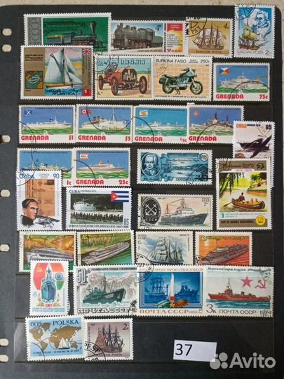 Наборы марок разной тематики 1