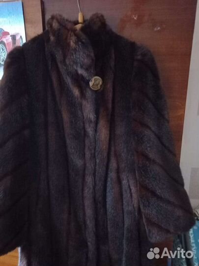 Шуба из искуственной норки