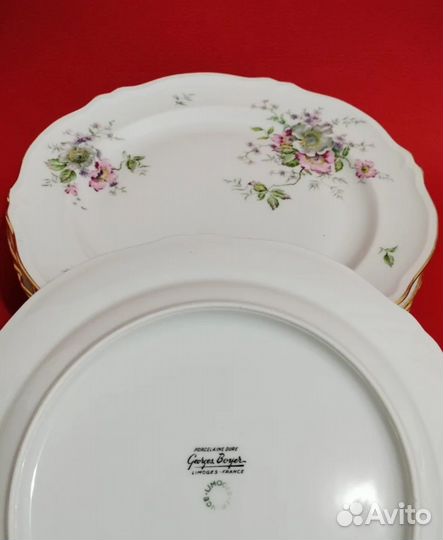 Тарелки столовые под горячее Франция