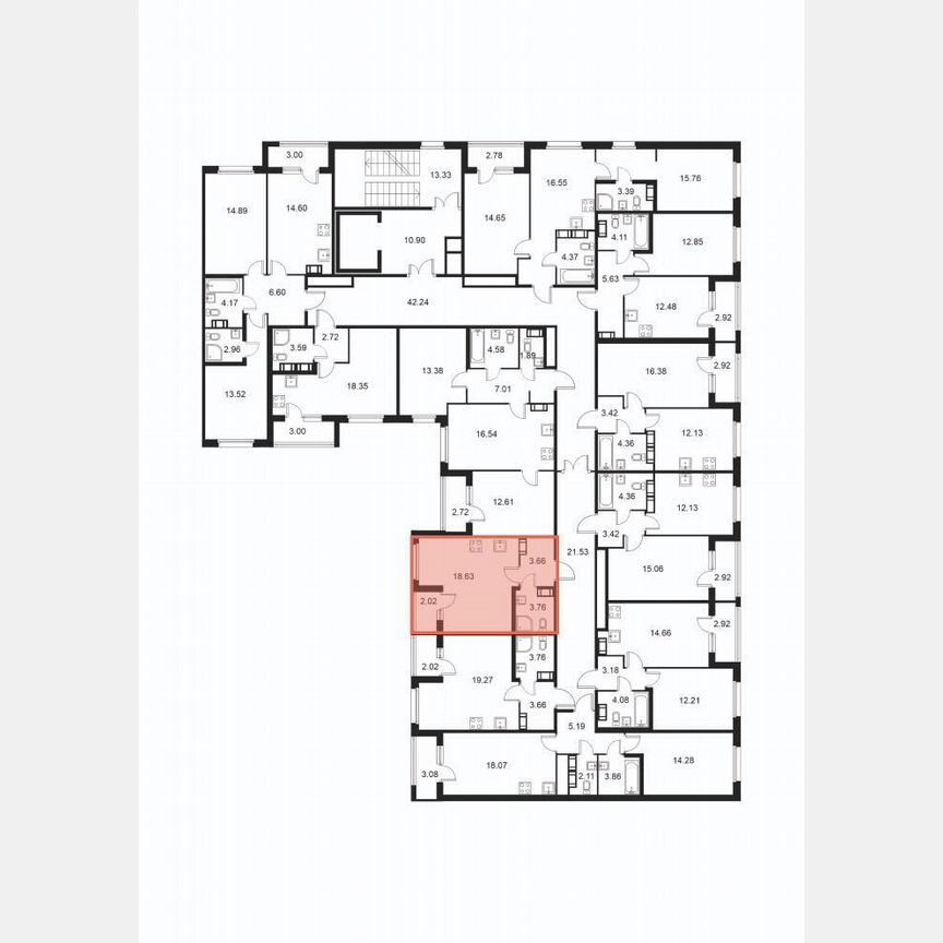 Квартира-студия, 27,1 м², 8/9 эт.