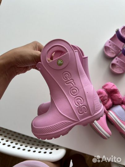 Обувь crocs для девочек c7 c8