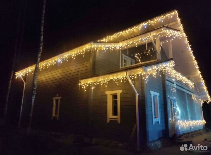 Фасадное освещение домов