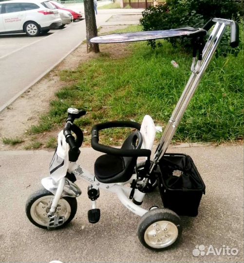 Велосипед детский с ручкой