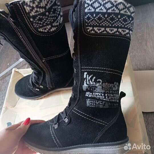 Сапоги зимнии на девочку 33