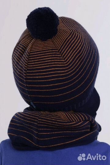 Новый Комплект Шапка + снуд для мальчика