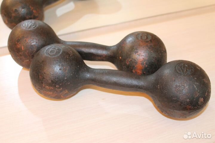 Гантели 6кг СССР (2шт)