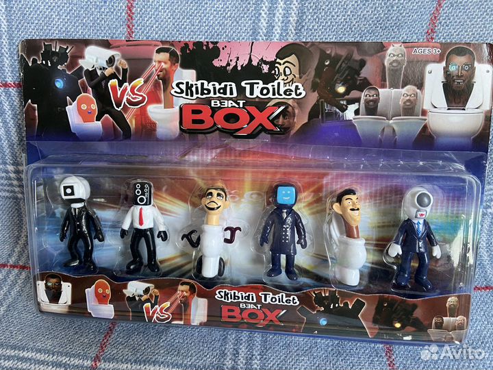 Набор Фигурок Скибиди туалет и аксессуары Skibidi
