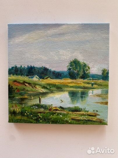 Картина маслом на холсте пейзаж
