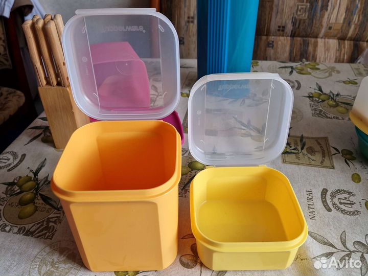 Контейнер для хранения: 1.2l и 450ml tupperware