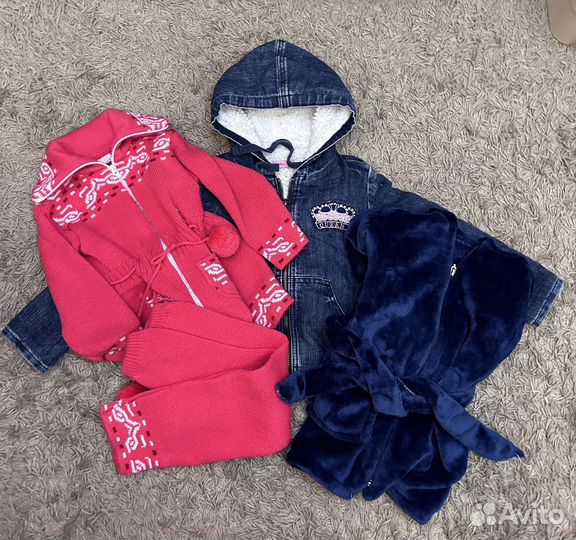 Пакет вещей на девочку, 86 см