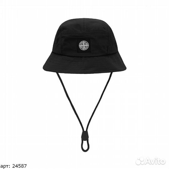 Панама Stone Island Чёрная