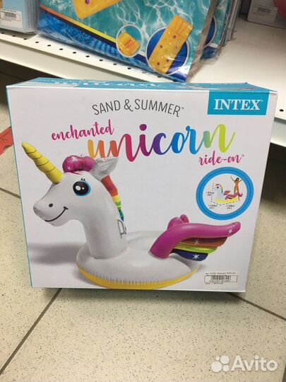 Надувной матрас-плот для плавания 198х140х97см