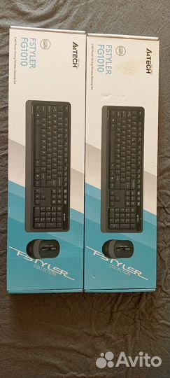 Комплект (клавиатура+мышь) A4tech Fstyler FG1010