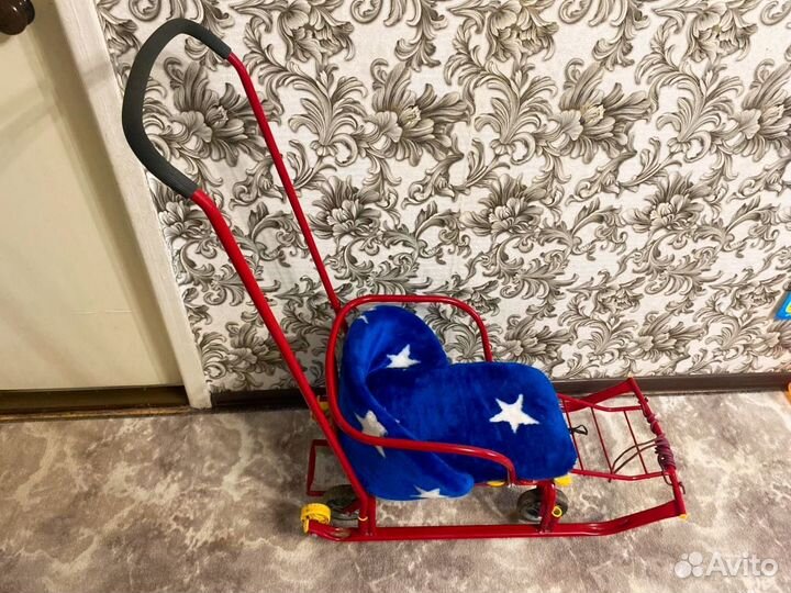 Санки на колесах