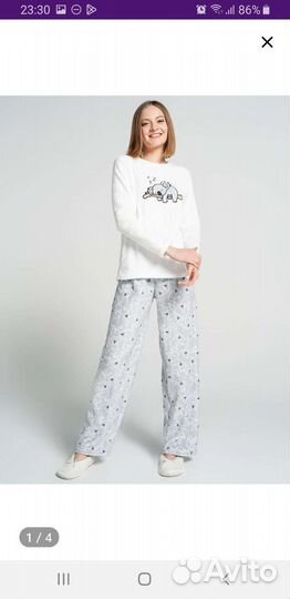 Пижама женская новая теплая