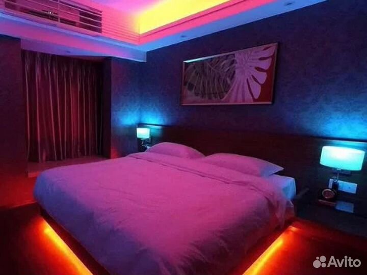 Гибкий неон для помещений и домов блок питания