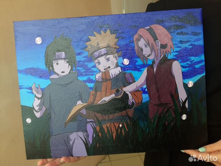 Картина акрилом на холсте