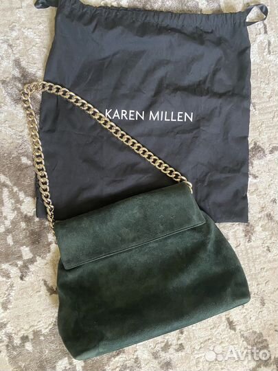 Сумка женская натуральная замша