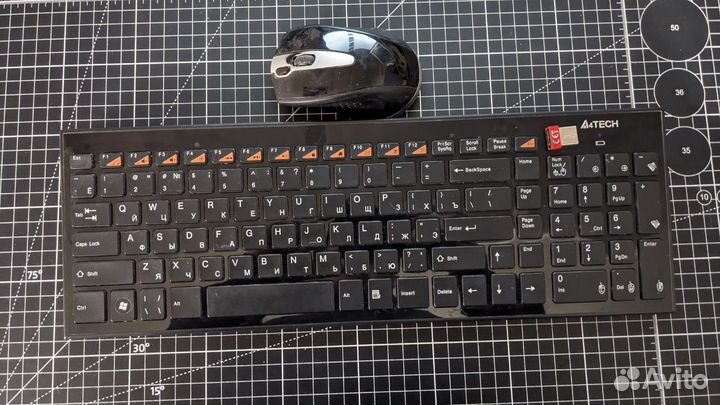 Беспроводная клавиатура A4tech GX-100 (+мышь)