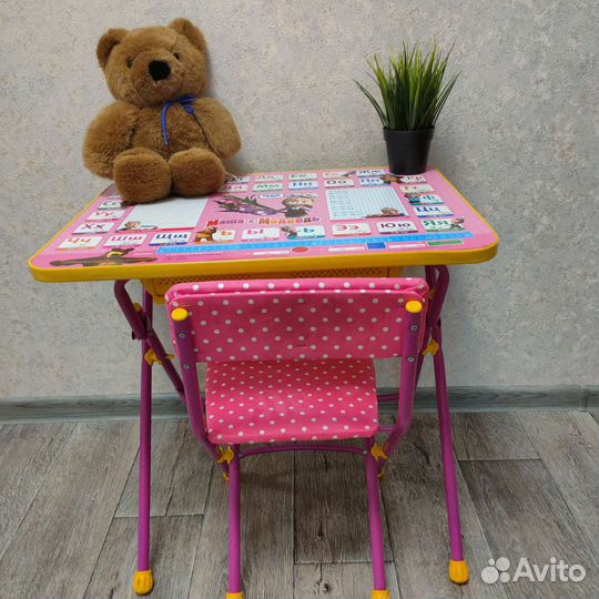 Стол-парта детская со стулом Nika + пенал