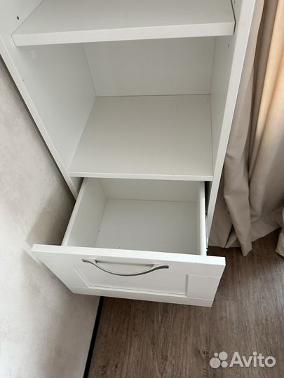 Стеллаж аналог IKEA белый 39.2х34.8х190 см